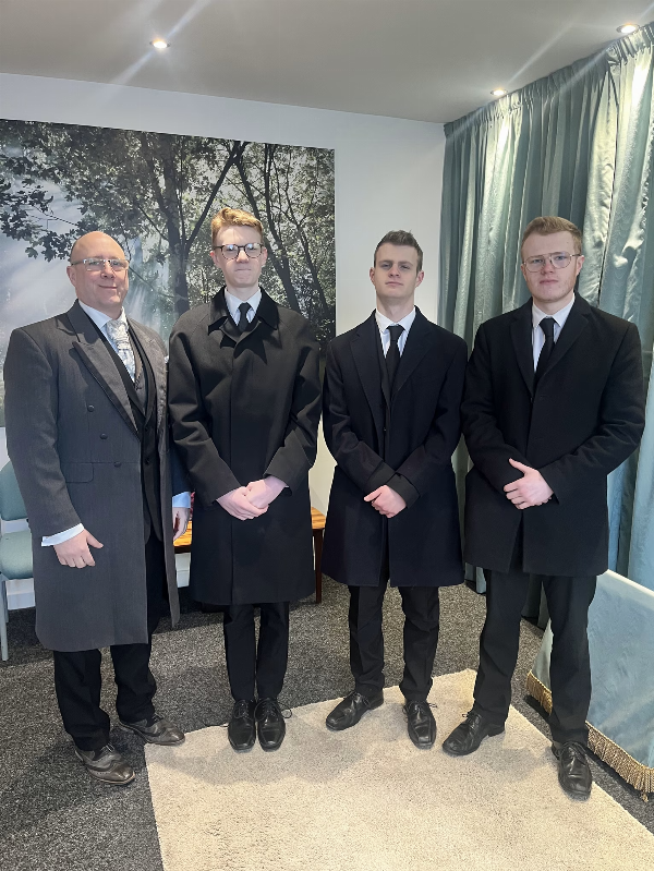 Staff at Jason O'Brien & Family Funeral Services Limited in Ashton-Under-Lyne